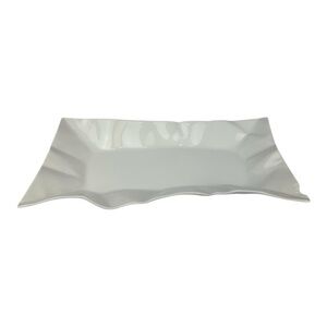 Dudson Fine China Wavy White Rectangular Serving Platter Rare